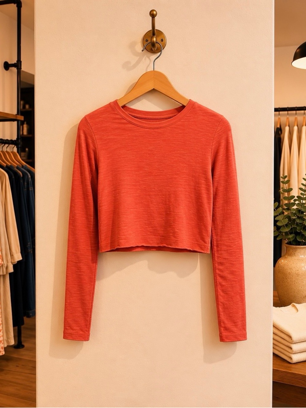 TOPSHOP SLUB CROP TOPS (Slub only)